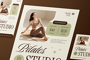 Pilates Studio Class Flyer Set, a Flyer Template by Annora Studio (Thumbnail 5 of 6)
