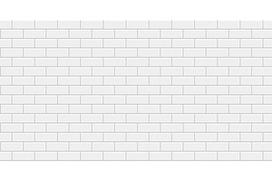 White bricks texture. Seamless wall, an Object Illustration by Frogella