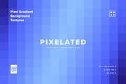 Pixel Gradient Background Textures, a Background Graphic by Creative Veila (Thumbnail 1 of 11)