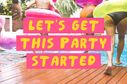 Splish Splash! | Playful Sans Serif, a Sans Serif Font by Midnight Grim (Thumbnail 2 of 5)