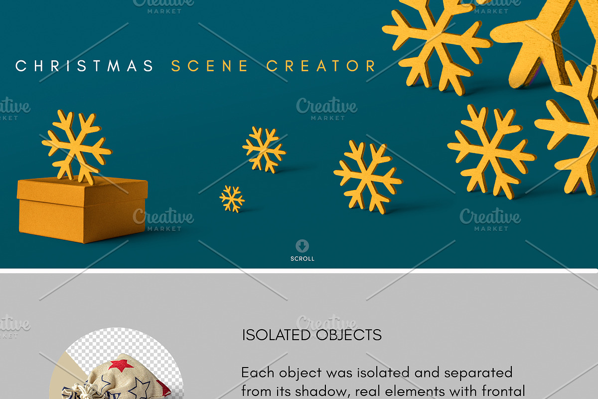 Christmas Scene Creator mockup, a Product Mockup by JAY MID IMAGE (Photo 3 of 5)