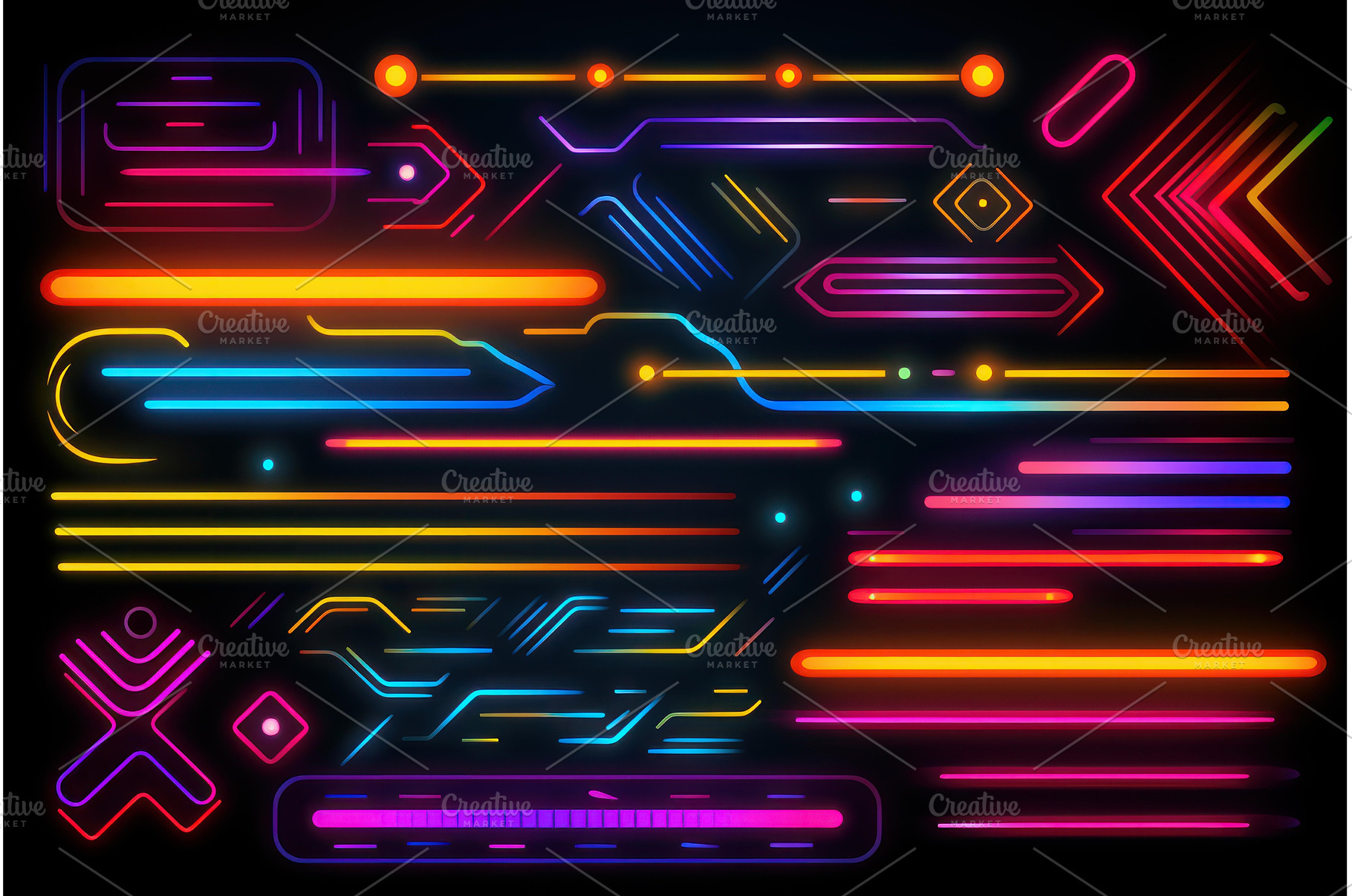 Mesmerizing Neon energy glowing, an Abstract Photo by Ylivdesign