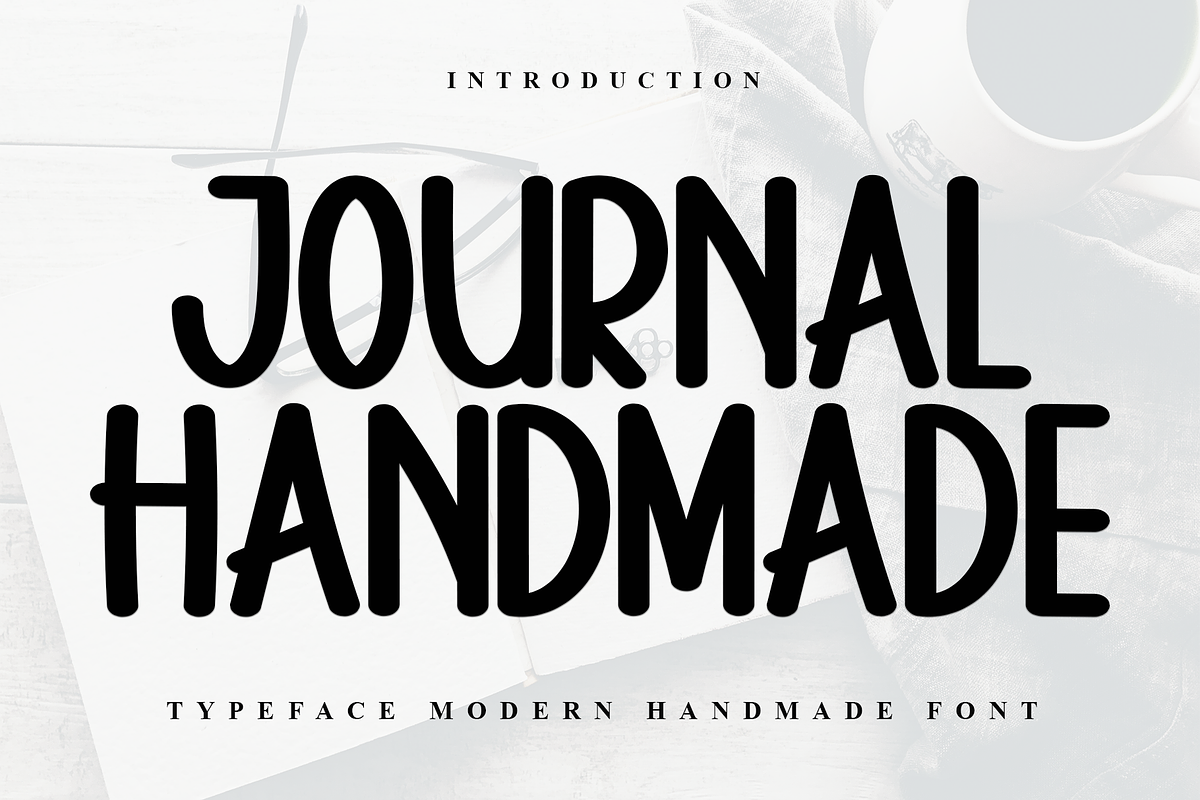 Journal Handmade, a Serif Font by InermediaSTUDIO (Photo 1 of 7)