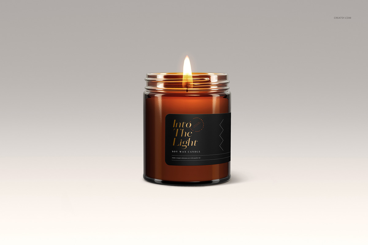 Amber Jar Candle Mockup Set, a Packaging Mockup by creatsy5 (Photo 8 of 11)