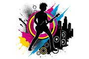 Guitarist frutiger metro grunge, a Person Illustration by Deezguizer (Thumbnail 1 of 3)