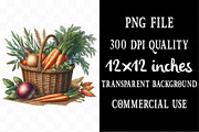 Watercolor Autumn Farm Clipart, an Illustration by Designking (Thumbnail 4 of 5)