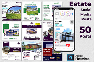 Estate | 50 Posts | Insgram Posts