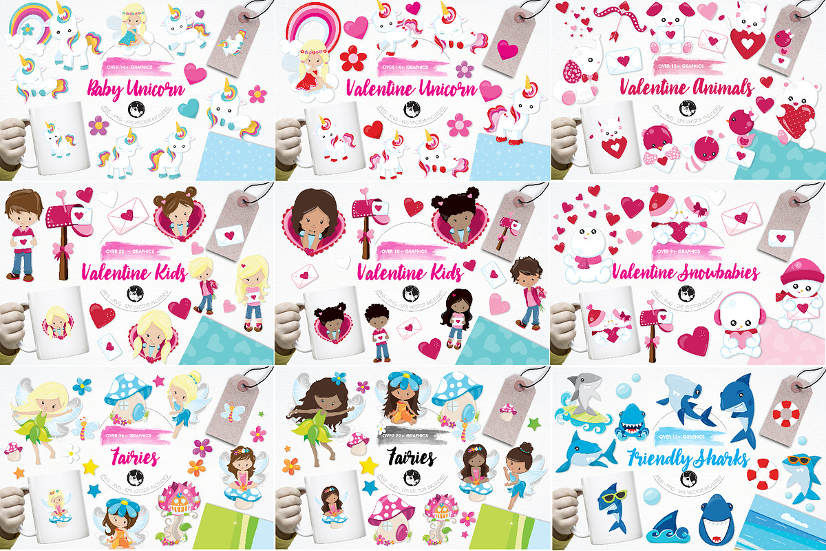 4000 in 1 - GRAPHIC GIANT BUNDLE, an Illustration by PrettyBundles (Photo 6 of 22)