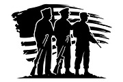 Soldier Team Patriot Flag, an Object Graphic by Gfx_Store (Thumbnail 1 of 16)