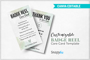 Badge Reel Care Card Template, a Design Template by Snapybiz (Thumbnail 10 of 10)