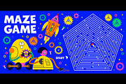 Kids labyrinth maze game, a Technology Illustration by Buch&Bee (Thumbnail 3 of 3)