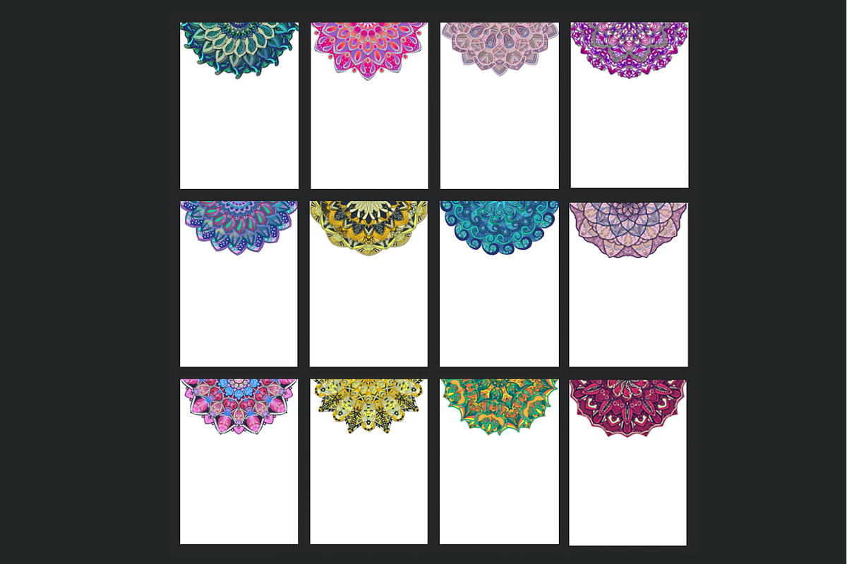 Mandala Card CANVA Template Set, a Templates & Theme by Vibrant Design Shop (Photo 2 of 8)