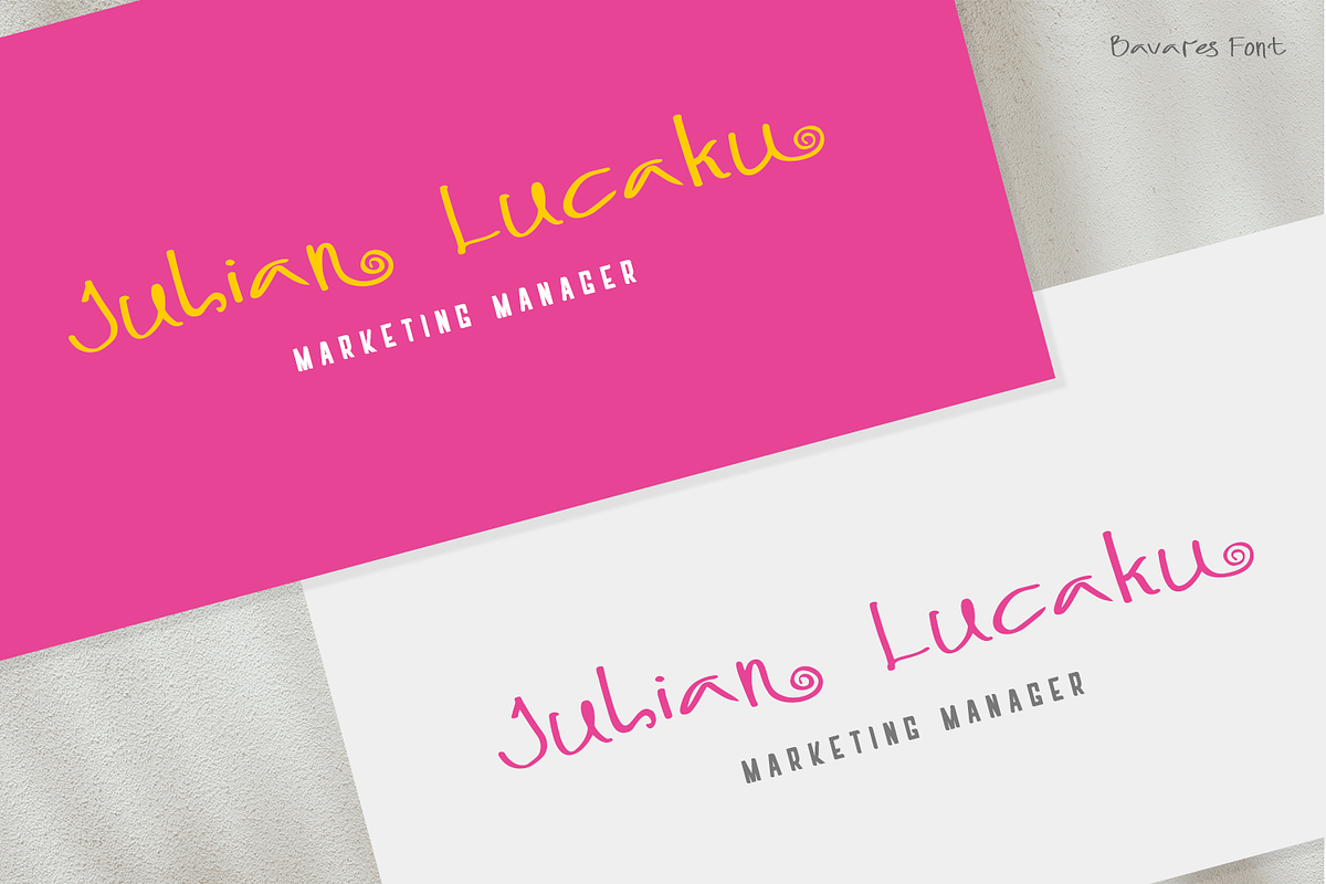 Bavares Font Duo, a Font by madeDeduk (Photo 10 of 10)