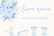 Snow queen, a Decorative Illustration by heyiamalice (Thumbnail 3 of 13)