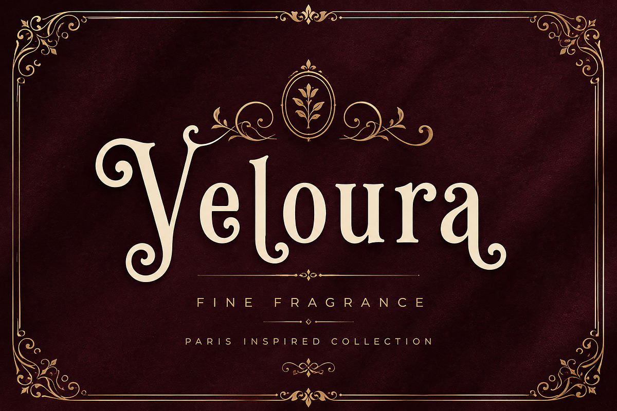 Seraphine Curl, a Serif Font by Wow Magic (Photo 3 of 4)