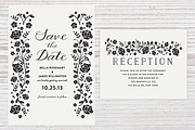 Floral Wedding Templates EPS & JPG, an Invitation Template by Pixejoo (Thumbnail 3 of 4)