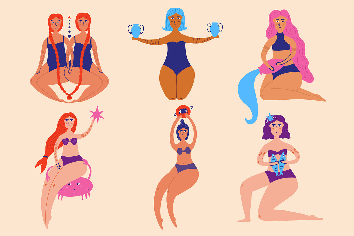 Zodiac Signs, a Person Illustration by AnkaDrozd (Photo 3 of 8)