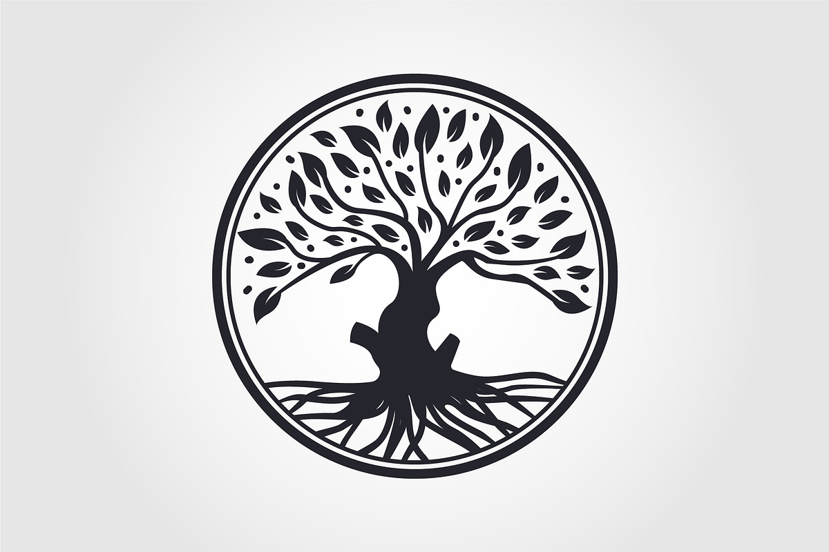 Root Of The Tree logo illustration., a Branding & Logo Template by PrastHF