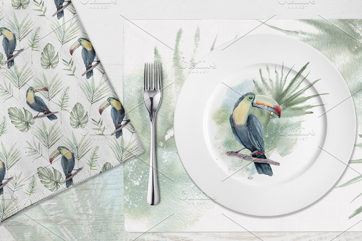 JUNGLE WIND Watercolor set, an Animal Illustration by Lemaris (Photo 9 of 9)