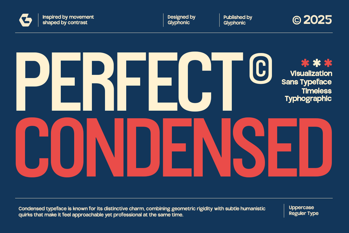 GC Thype - New Condensed Sans, a Sans Serif Font by Glyphonic (Photo 10 of 15)