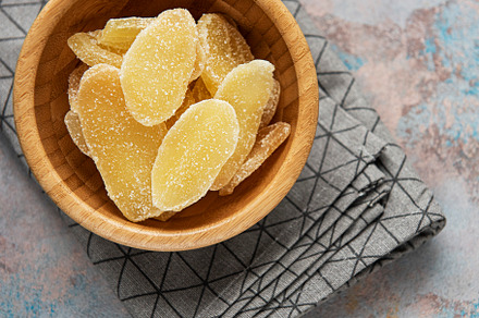 Sweet and spicy candied ginger, a Food & Drink Photo by Olena Rudo