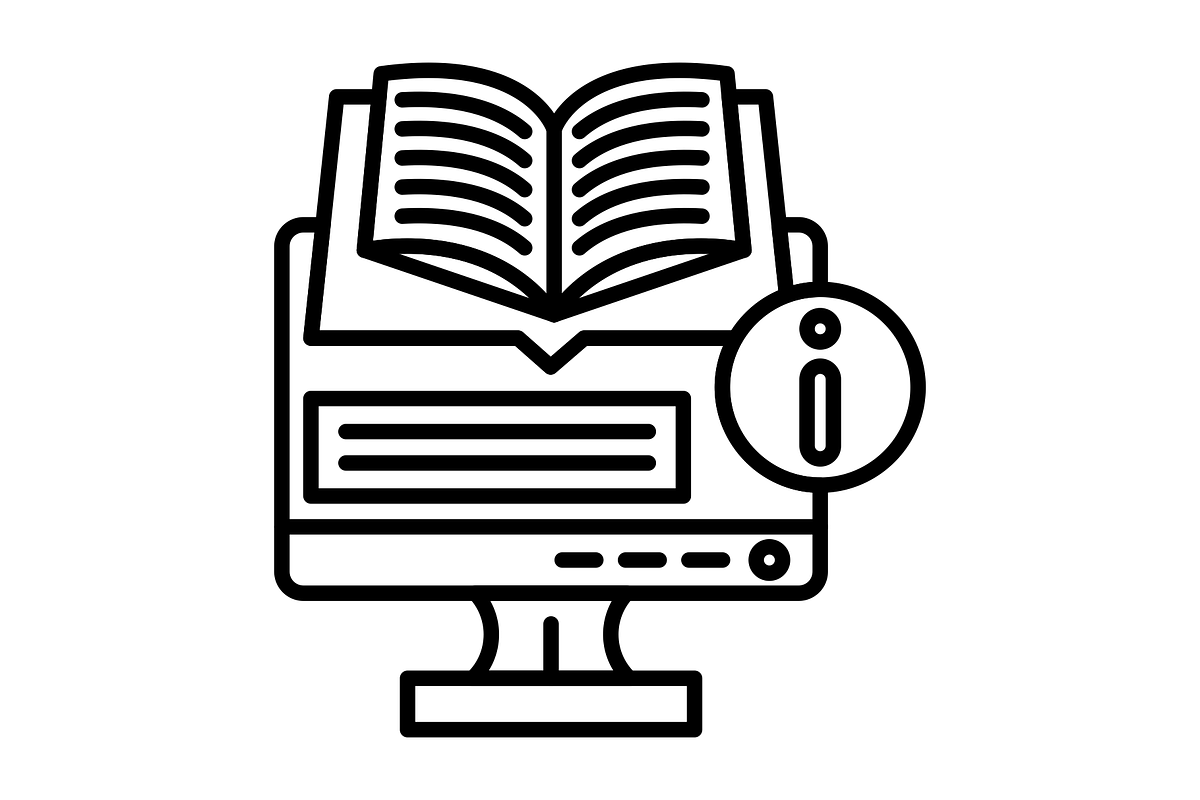 Information Line Icon, an Outline Icon by Pexelpy (Photo 2 of 2)