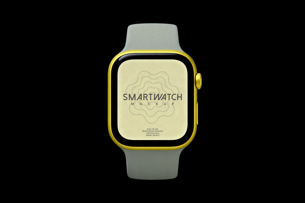 Isolated Smartwatch Mockup, a Product Mockup by Design Squad (Photo 2 of 3)