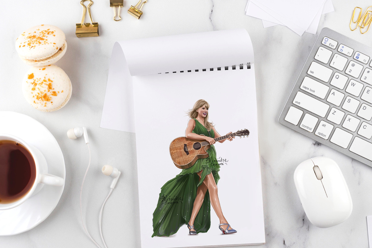Taylor Swift Illustration, a Person Illustration by BigArtLab (Photo 3 of 3)
