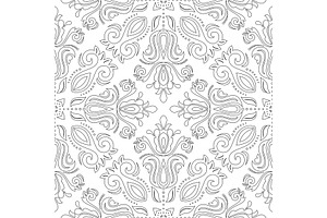 Oriental Abstract Vector Pattern, a Decorative Illustration by FineArtStudio