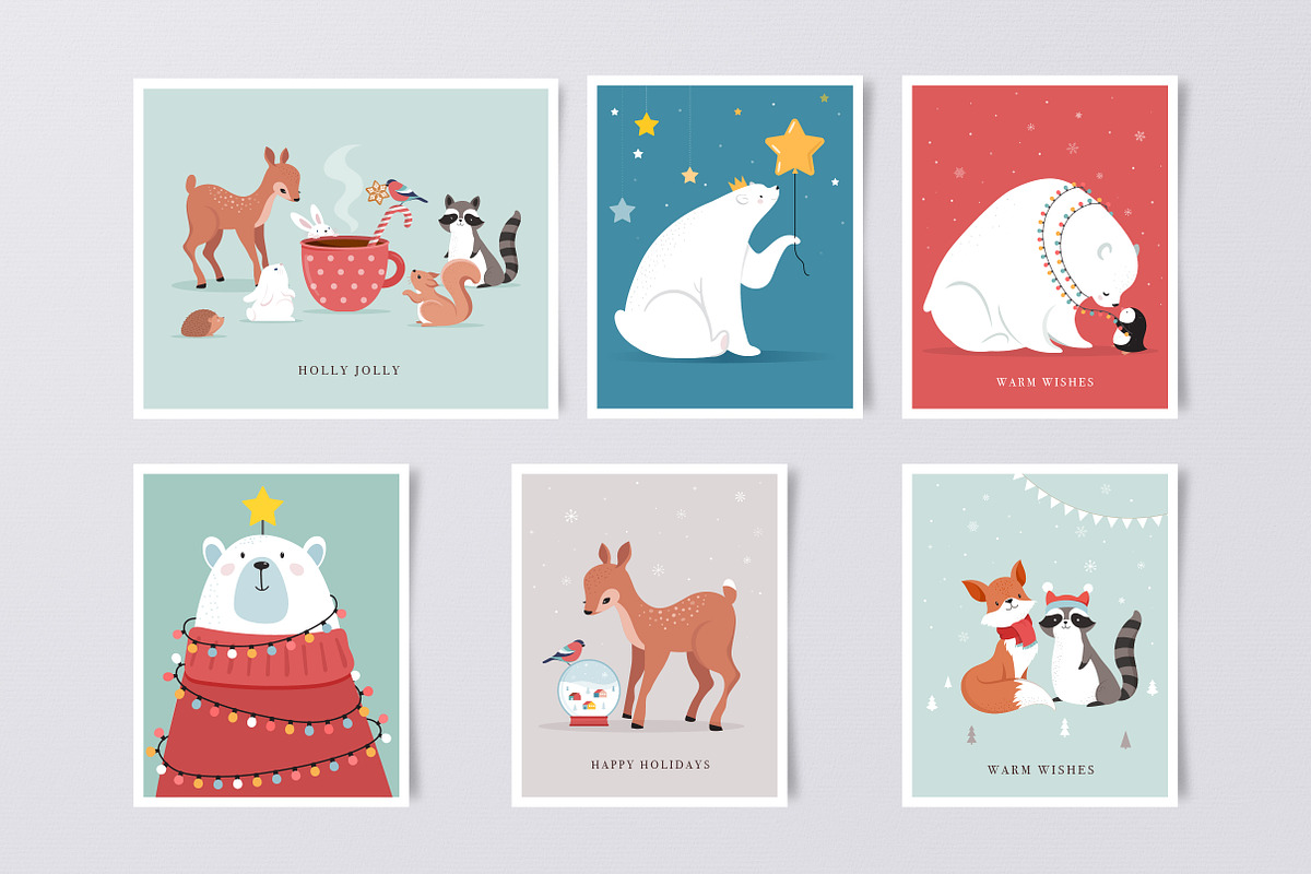 Furry Christmas - winter animals, an Animal Illustration by Marish (Photo 4 of 9)