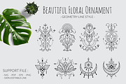Beautiful Floral Ornament, an Illustration by azhartz (Thumbnail 1 of 7)
