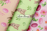 Easter Bunny Seamless Patterns, an Illustration by OlDm_Shop (Thumbnail 6 of 9)