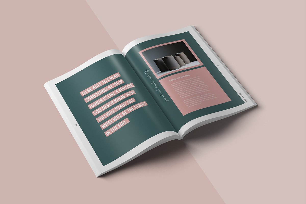 Magazine / CANVA, INDD / Brooke, a Magazine Template by Mirazz (Photo 10 of 17)