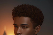 Procreate Male Hair & Face Stamps, a Brush Add-On by OneBerryCreations (Thumbnail 4 of 8)