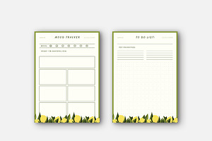 Lemon Planner Set