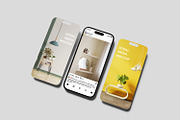 Social Media Post Mockup, an iPhone Mockup by seramoe (Thumbnail 5 of 5)