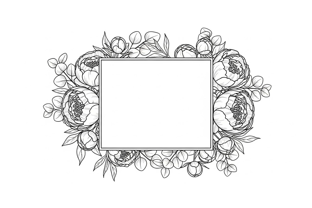 Floral Frame SVG Bundle, an Illustration by Gaye Art (Photo 22 of 31)