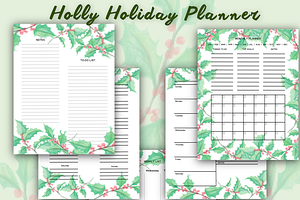 Holly Holiday Planner