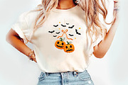 Pumpkin Cherries Png Pumpkin Bow, an Illustration by Watercolor design (Thumbnail 2 of 3)