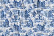 Toile Floral Seamless Patterns, a Pattern Graphic by Olya Creative (Thumbnail 19 of 22)