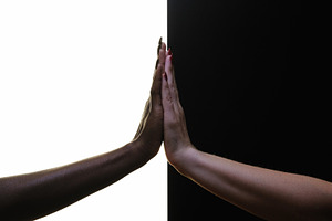 Diversity tolerance equality support female hands, a Person Photo by Photo Drive Studio