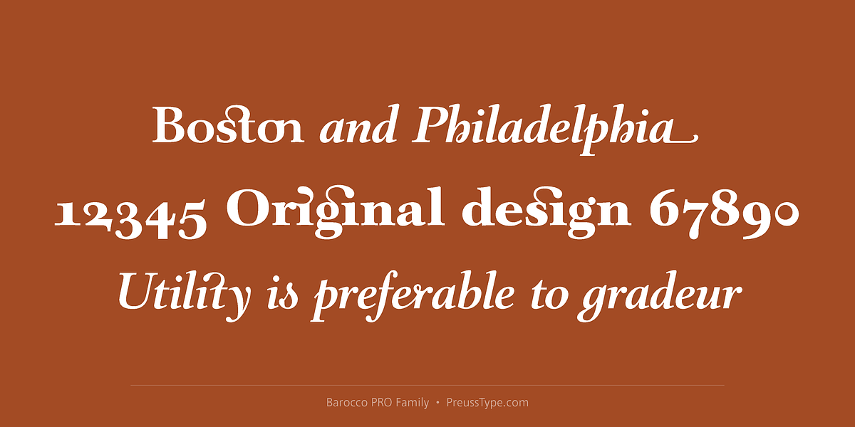 Barocco PRO, a Serif Font by preussTYPE (Photo 3 of 12)