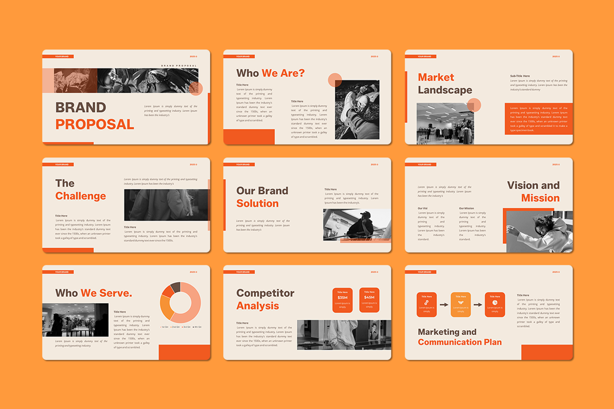 Brand Proposal - Keynote Template, a Presentation Template by QR Design Studio (Photo 2 of 3)