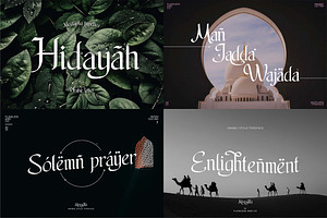 Bundle Font Arabic Ramadhan