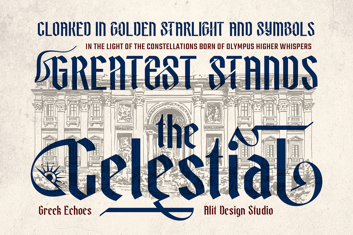 Bright Horse Typeface, a Blackletter Font by alit design (Photo 5 of 17)