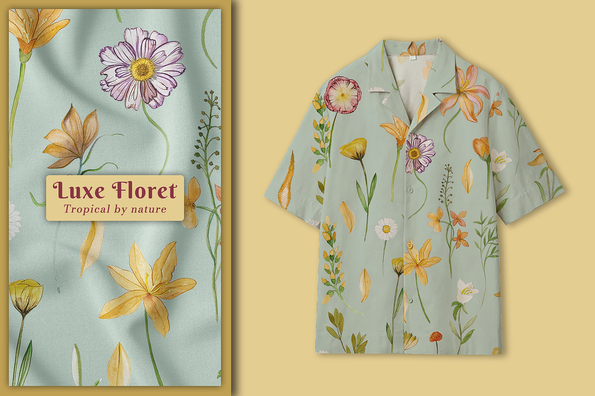 Luxe Floret Prints & Patterns, a Pattern Graphic by GND ART STUDIO (Photo 5 of 8)