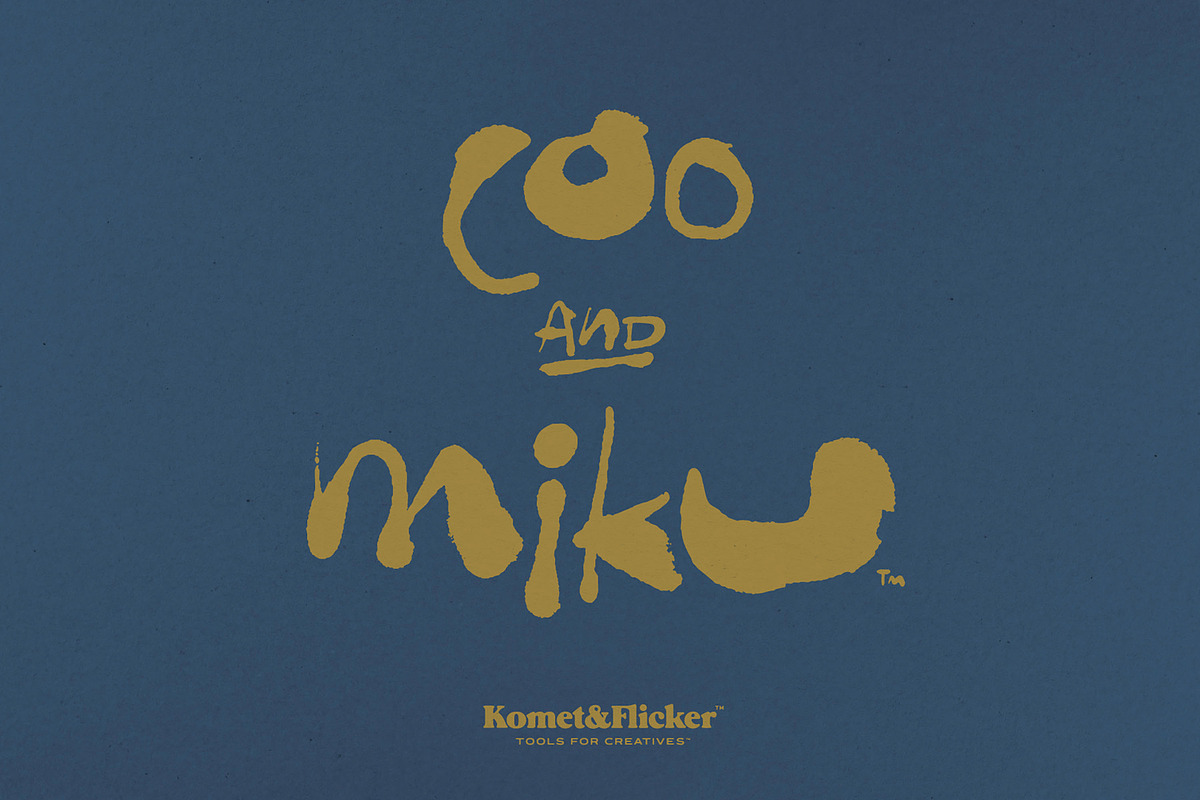Coo and Miku, a Font by Komet & Flicker (Photo 1 of 13)