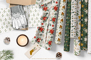 White Beige Boho Christmas, a Decorative Illustration by Cozy pattern shop (Thumbnail 10 of 12)