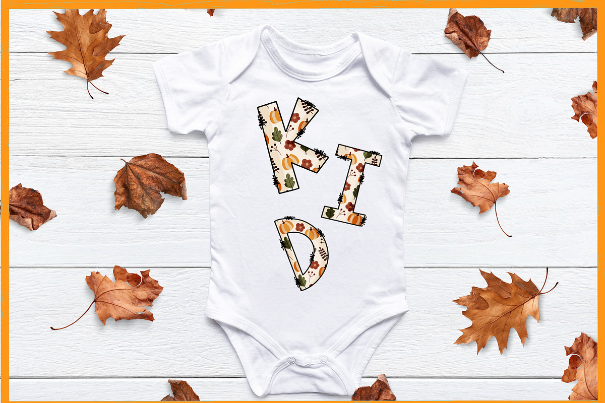 Fall & Autumn-PNG fonts, a Handwritten Font by It me digital art (Photo 8 of 8)