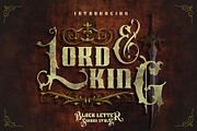Lord & King + Ornament, a Blackletter Font by McJer.Studio (Thumbnail 1 of 9)